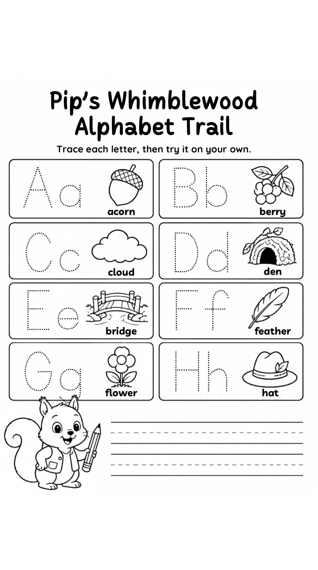 Whimblewood adventure club printable activity book