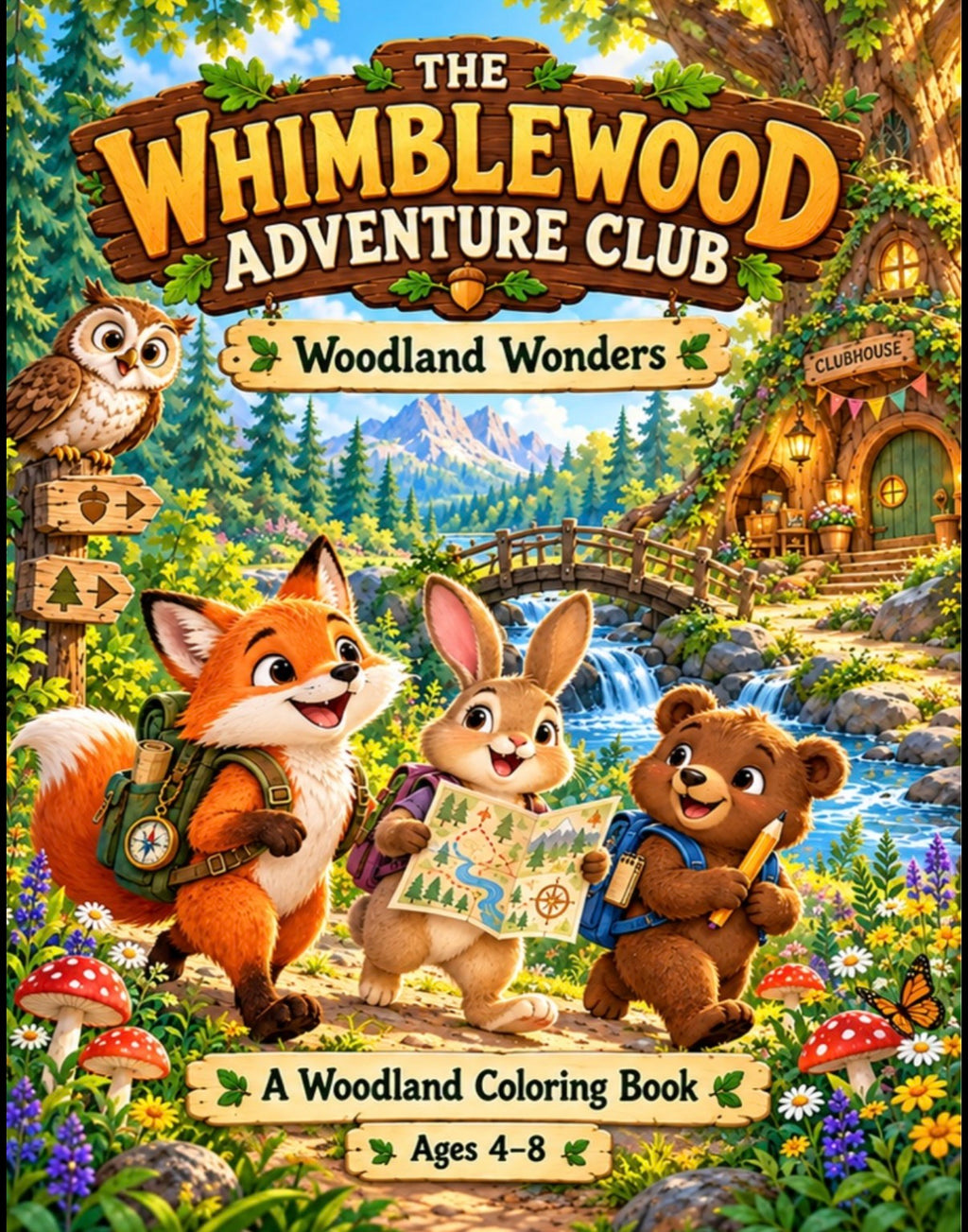 Whimblewood adventure club coloring books